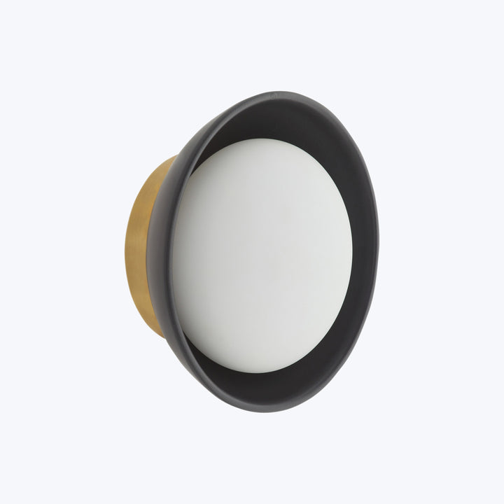 Glaze Sconce Small / Black