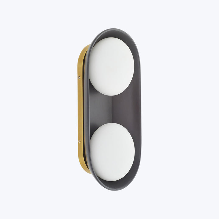 Glaze Sconce Large / Black