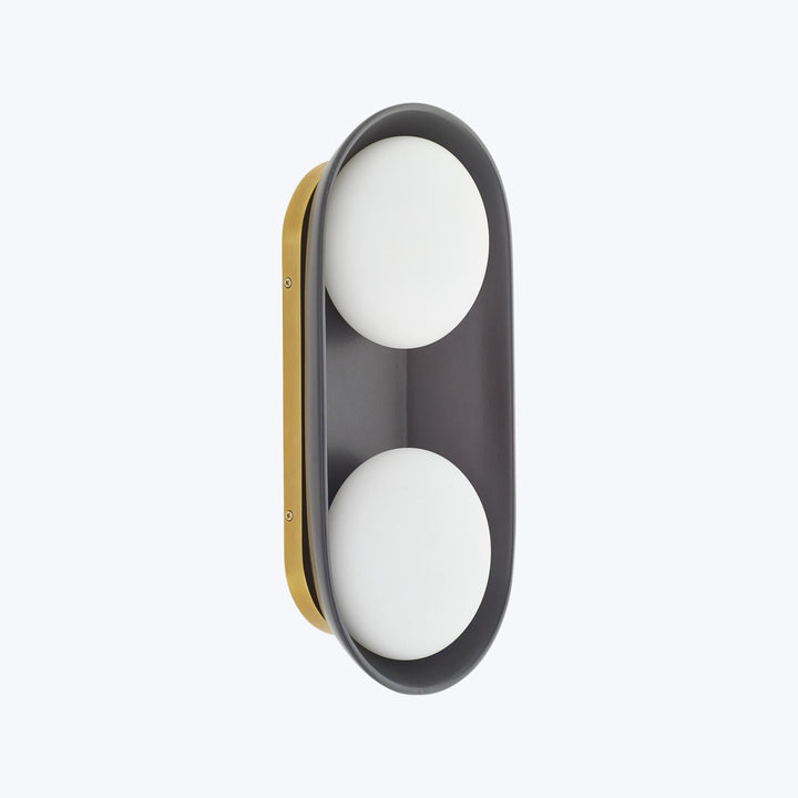 Glaze Sconce Large / Black