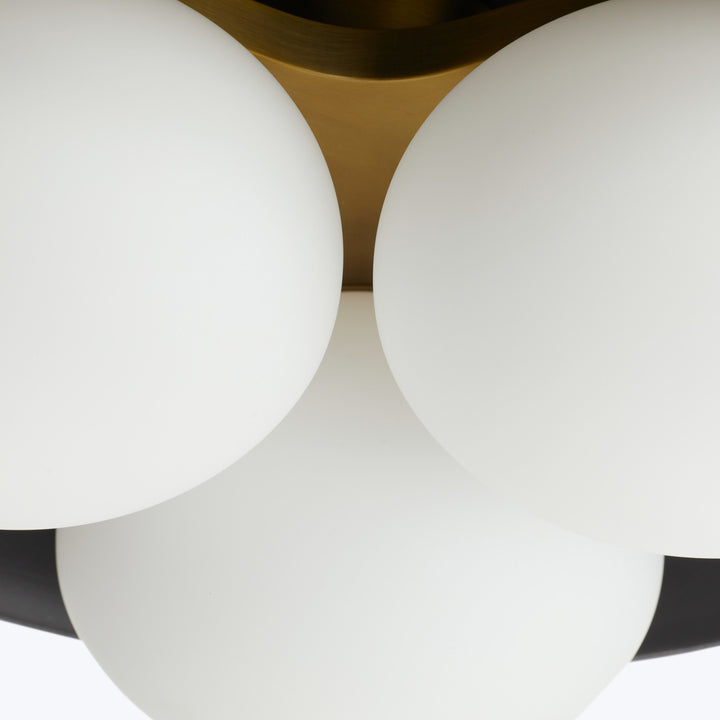 Glaze Flush Mount Large / Black