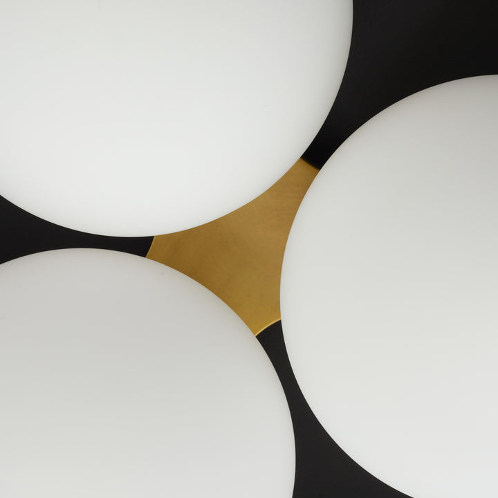 Glaze Flush Mount Large / Black