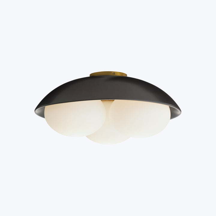 Glaze Flush Mount Large / Black