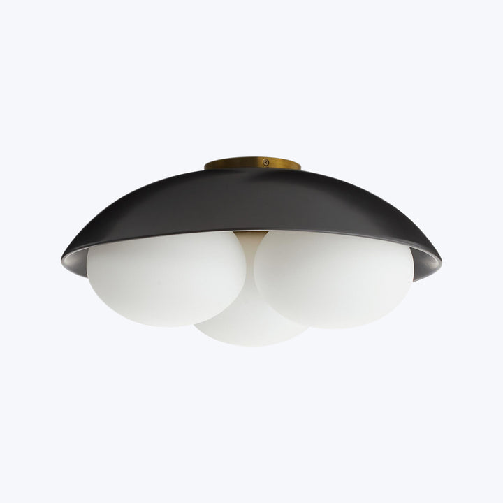 Glaze Flush Mount Large / Black