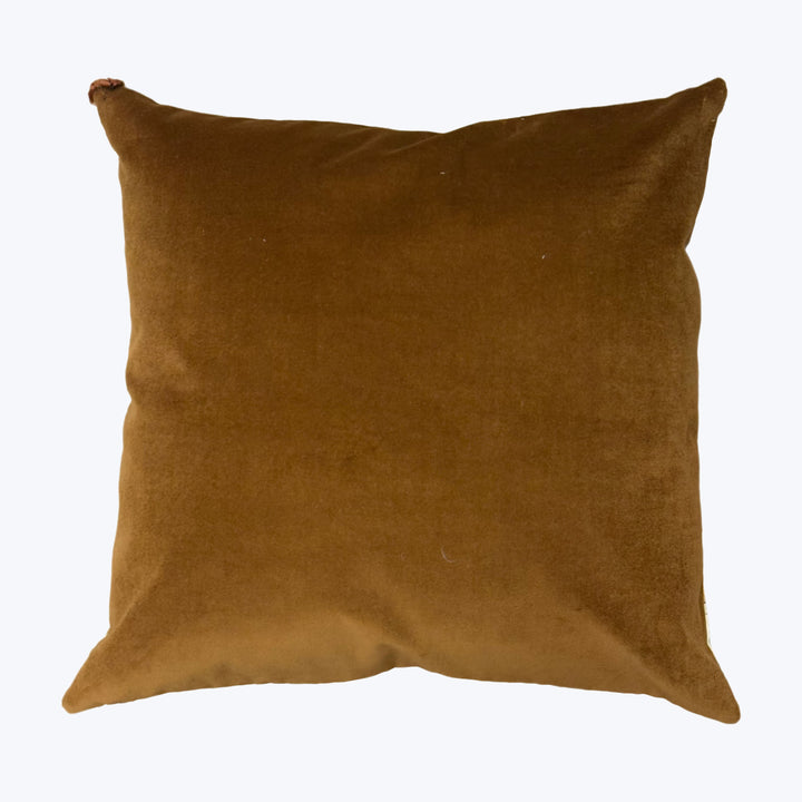 Vintage Feather Floral Pillow