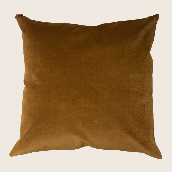 Vintage Feather Floral Pillow