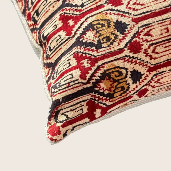 Tribal Block Print Lumbar Pillow