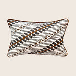 Indonesian Block Print Lumbar Pillow