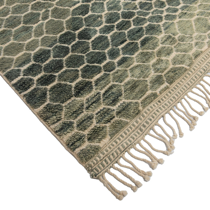 Grey Casablanca Moroccan Wool Rug - 13'5" x 16'10"