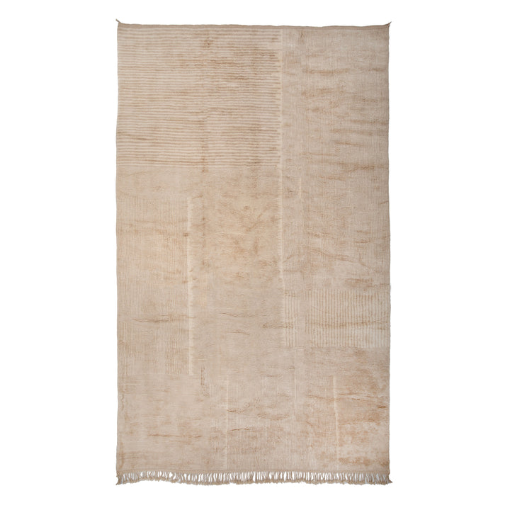 Ivory Casablanca Moroccan Wool Rug - 12'6" x 18'11"