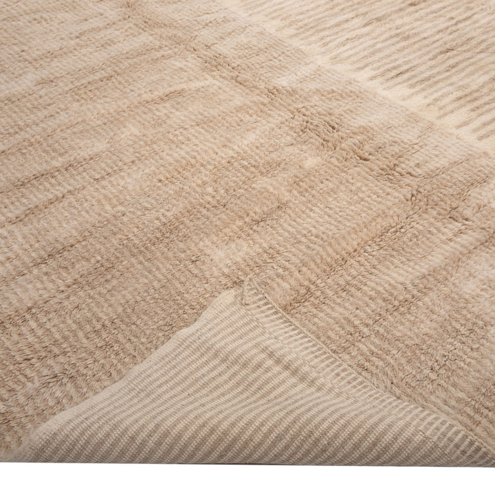 Ivory Casablanca Moroccan Wool Rug - 12'6" x 18'11"