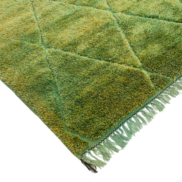 Green Casablanca Moroccan Wool Rug - 9' x 12'10"