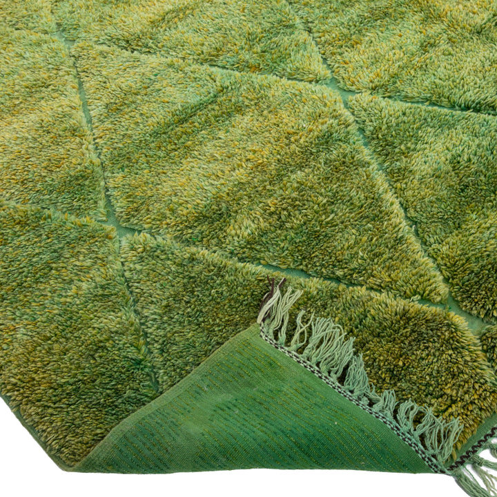 Green Casablanca Moroccan Wool Rug - 9' x 12'10"