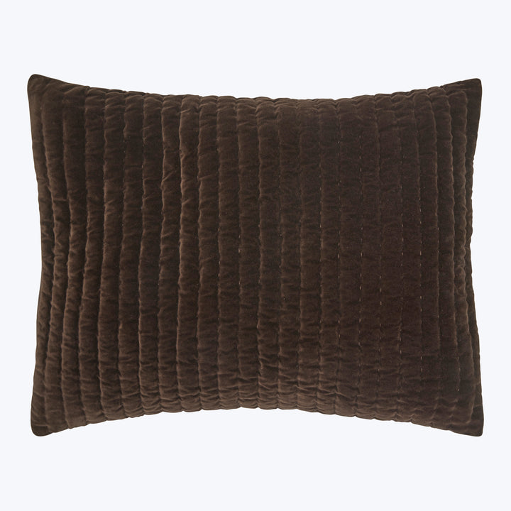 Velvet Sham Coffee / Standard