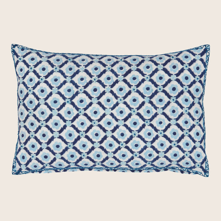 Kripa Light Indigo Lumbar Pillow