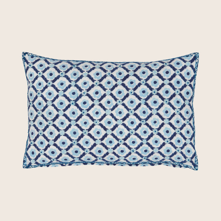 Kripa Light Indigo Lumbar Pillow