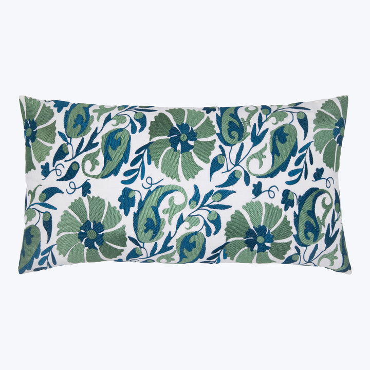 Samaira Embroidered Lumbar Pillow