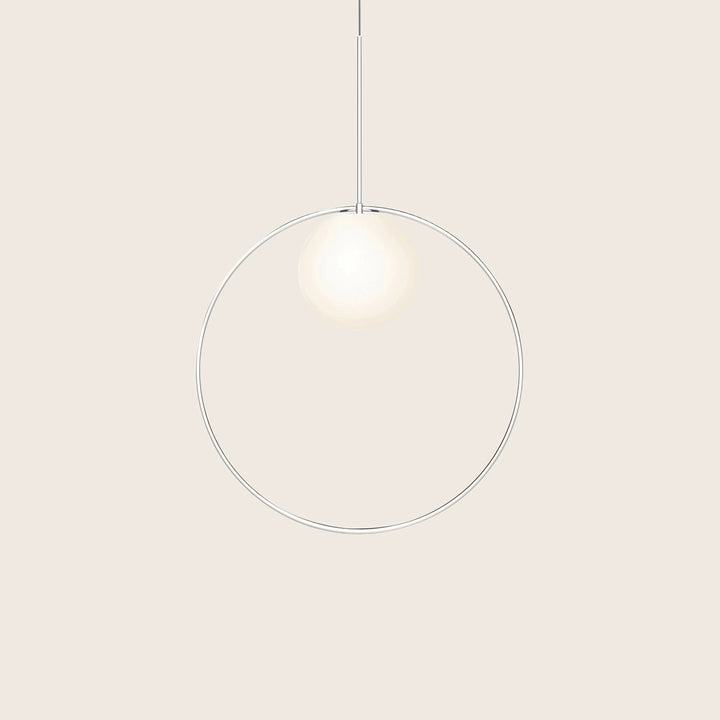 Bola Halo LED Pendant 22" Diameter / Chrome