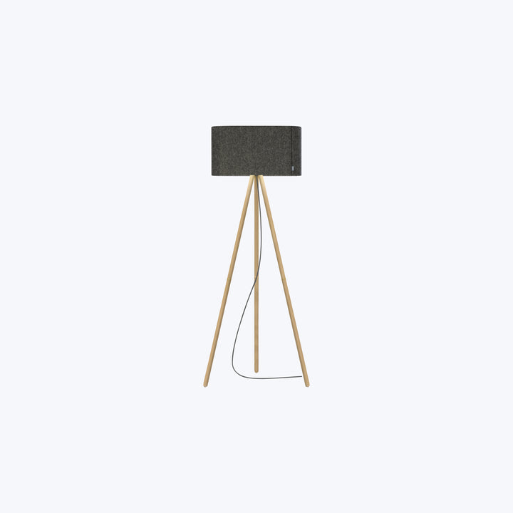 Belmont LED Floor Lamp Graphite / Oak