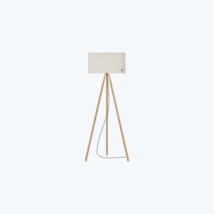 Belmont LED Floor Lamp White / Oak