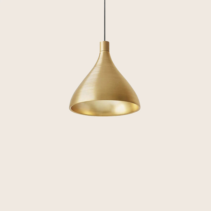 Swell LED Pendant Medium / Brass / Brass