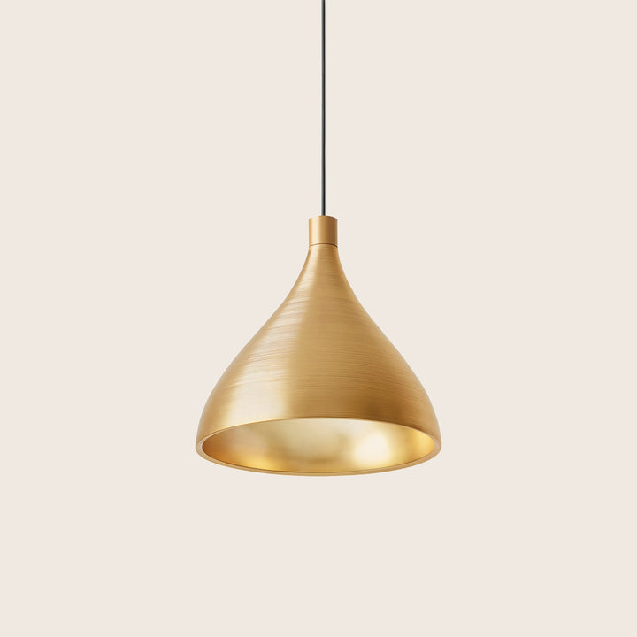 Swell LED Pendant XL Medium / Brass / Brass