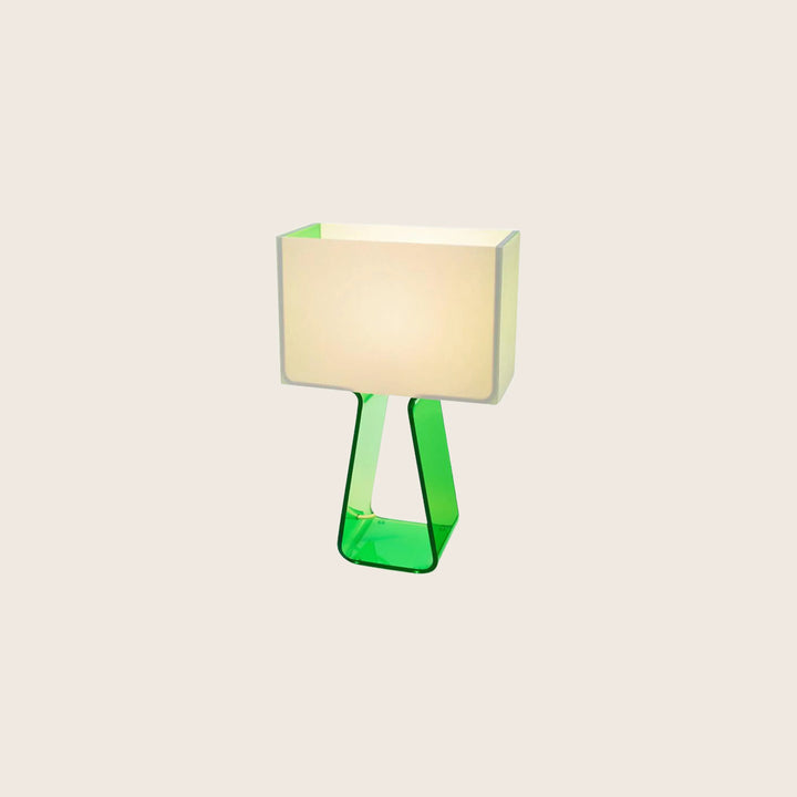 Tube Top One Light Table Lamp Bright Green