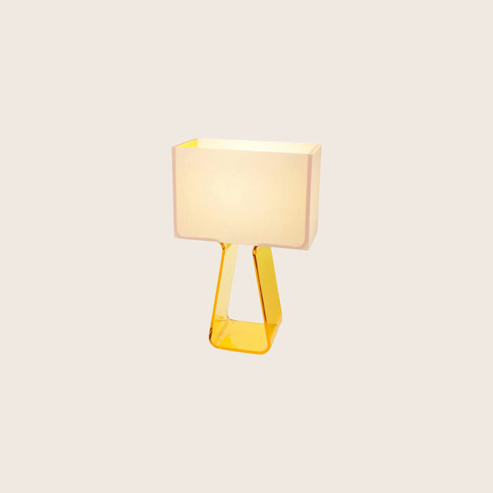 Tube Top One Light Table Lamp Yellow