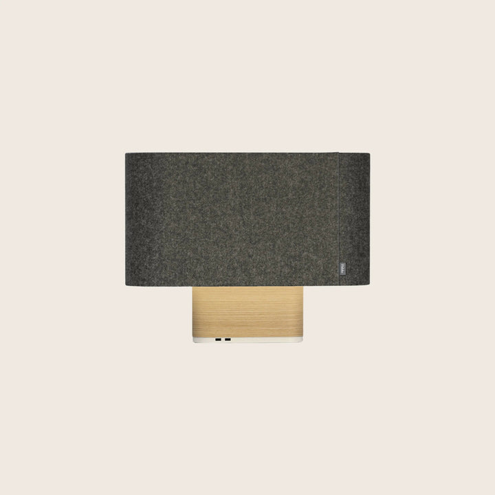 Belmont LED Table Lamp Graphite / Oak