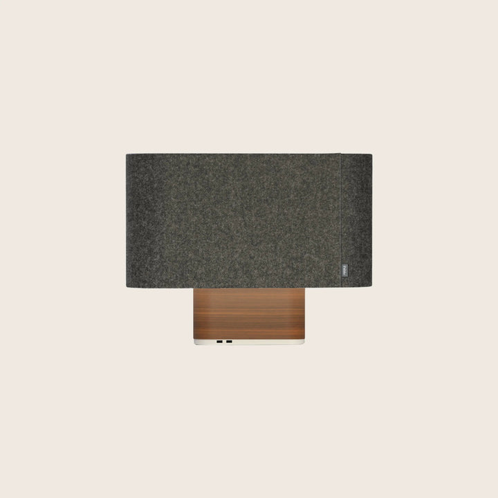 Belmont LED Table Lamp Graphite / Walnut