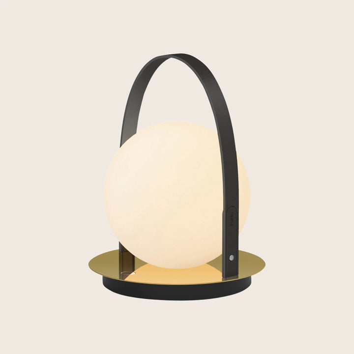 Bola Lantern LED Table Lamp Brass / Black
