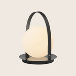Bola Lantern LED Table Lamp Gunmetal / Black