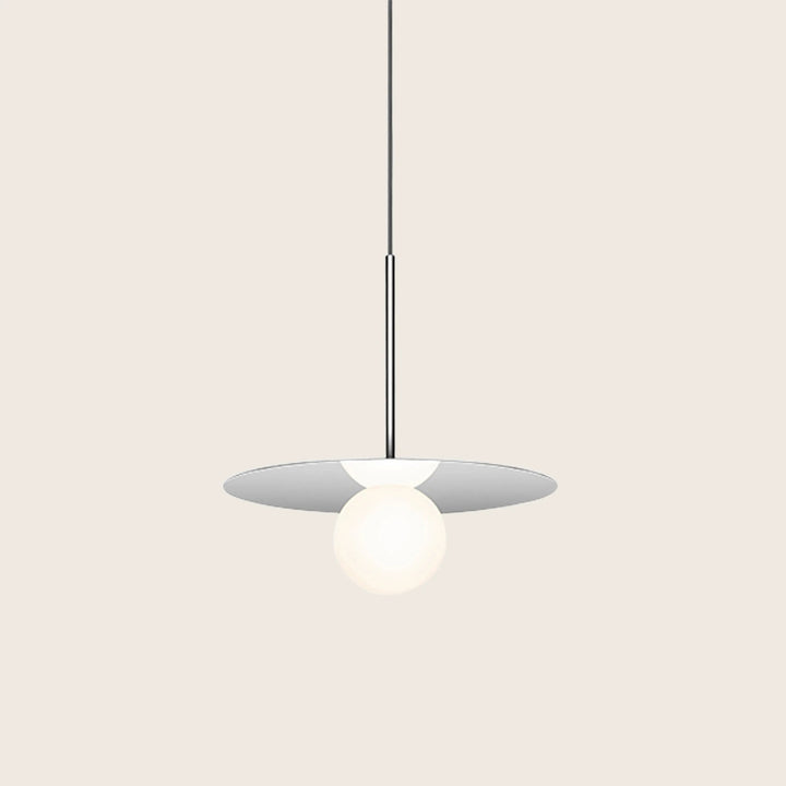 Bola Disc LED Pendant 12" Diameter / Chrome
