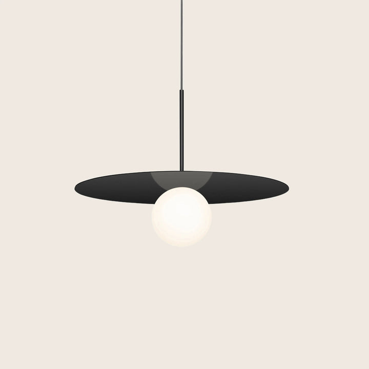 Bola Disc LED Pendant 18" Diameter / Black