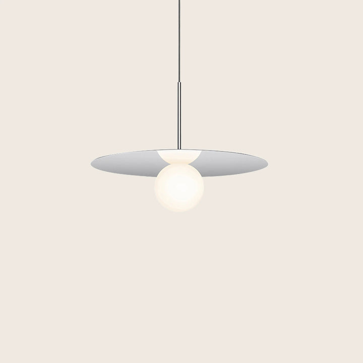 Bola Disc LED Pendant 18" Diameter / Chrome