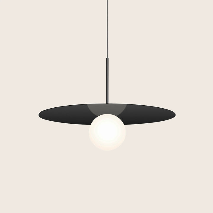 Bola Disc LED Pendant 32" Diameter / Black