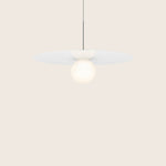 Bola Disc LED Pendant 32" Diameter / White