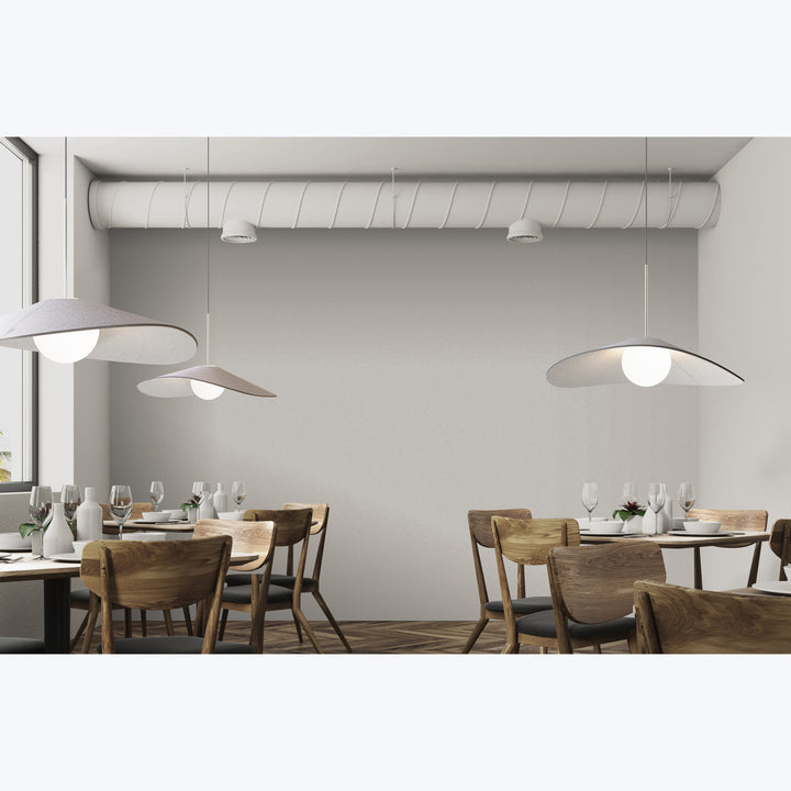 Bola Felt LED Pendant 32" Diameter