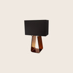 Tube Top Two Light Table Lamp Charcoal / Charcoal