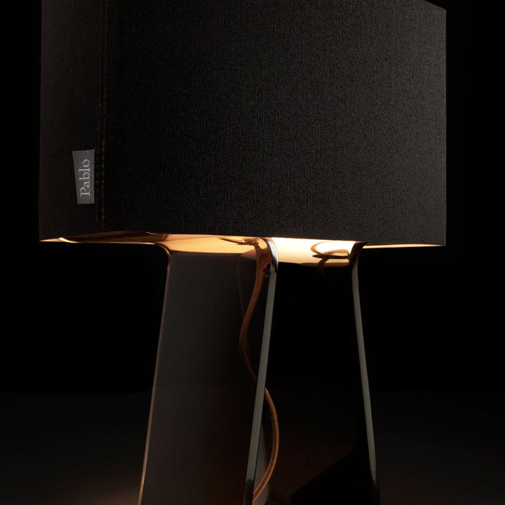 Tube Top Two Light Table Lamp Charcoal / Charcoal