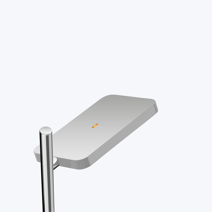 Talia LED Floor Lamp Grey / Silver