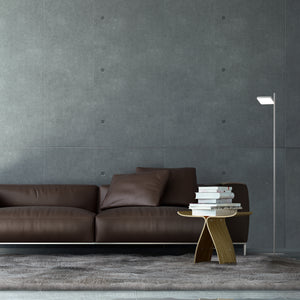 Talia LED Floor Lamp White / Silver - hover