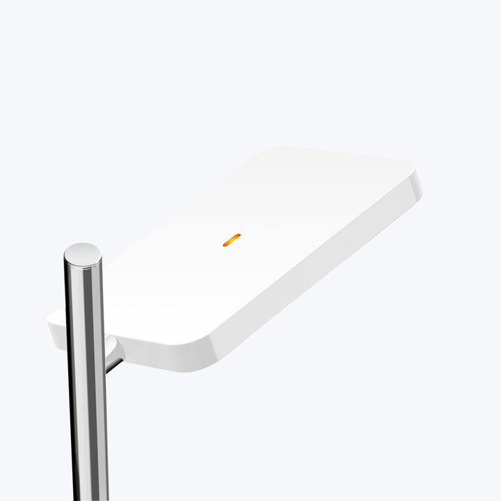 Talia LED Floor Lamp White / Silver