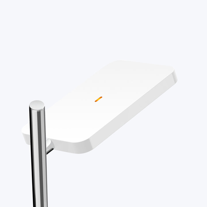 Talia LED Floor Lamp White / Silver