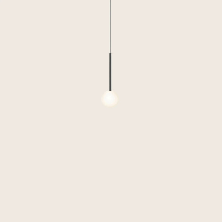 Bola Sphere LED Pendant 4" Diameter / Black