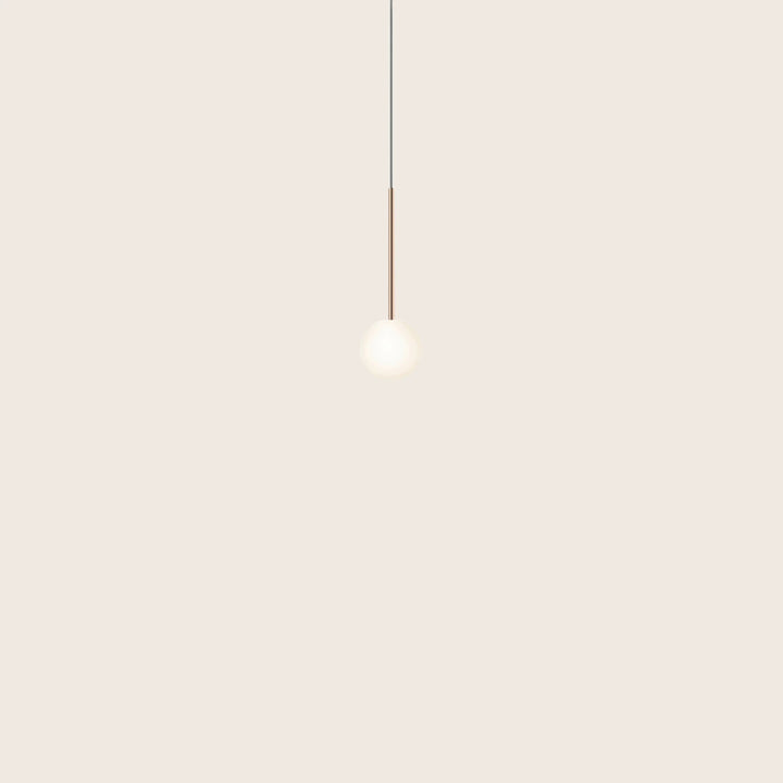 Bola Sphere LED Pendant 4" Diameter / Rose Gold