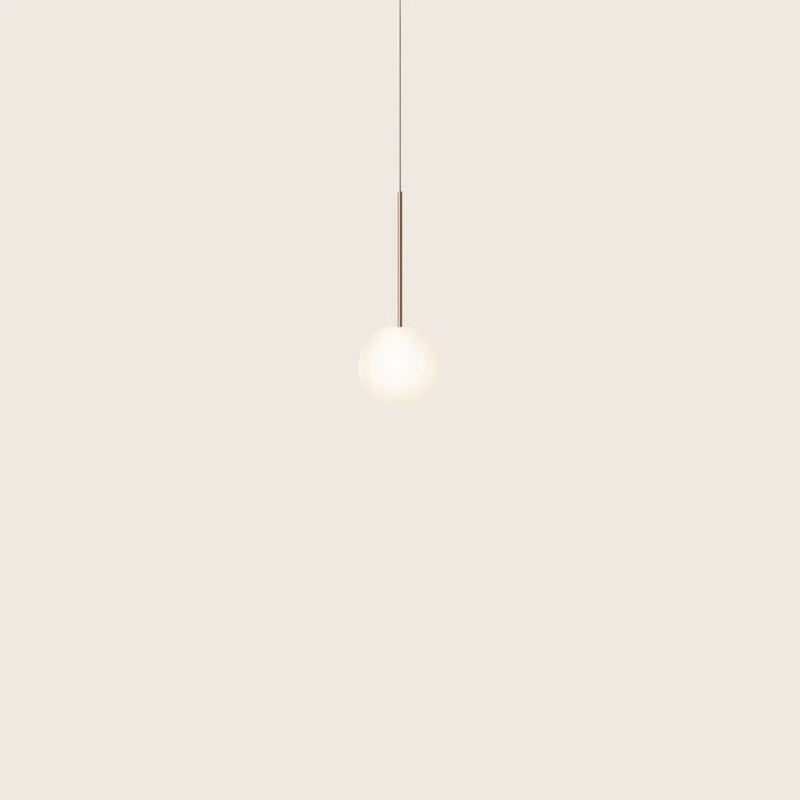 Bola Sphere LED Pendant 5" Diameter / Rose Gold