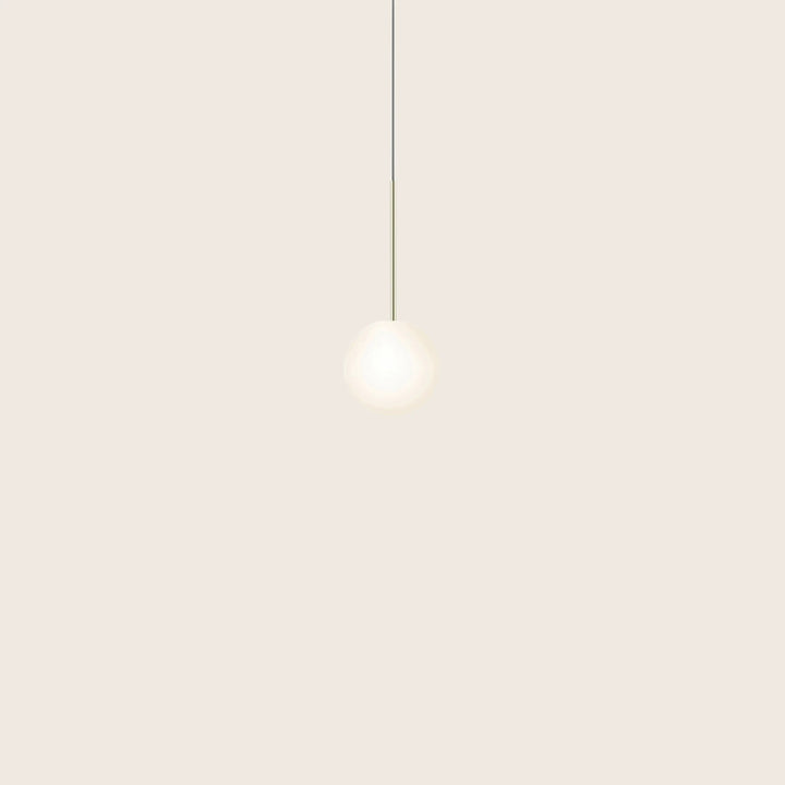 Bola Sphere LED Pendant 6" Diameter / Brass