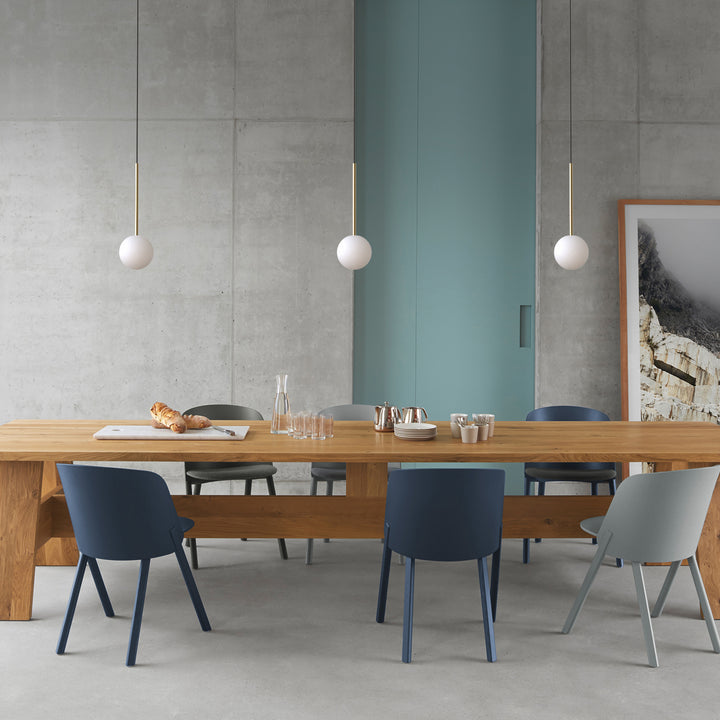 Bola Sphere LED Pendant Brass / 6" Diameter