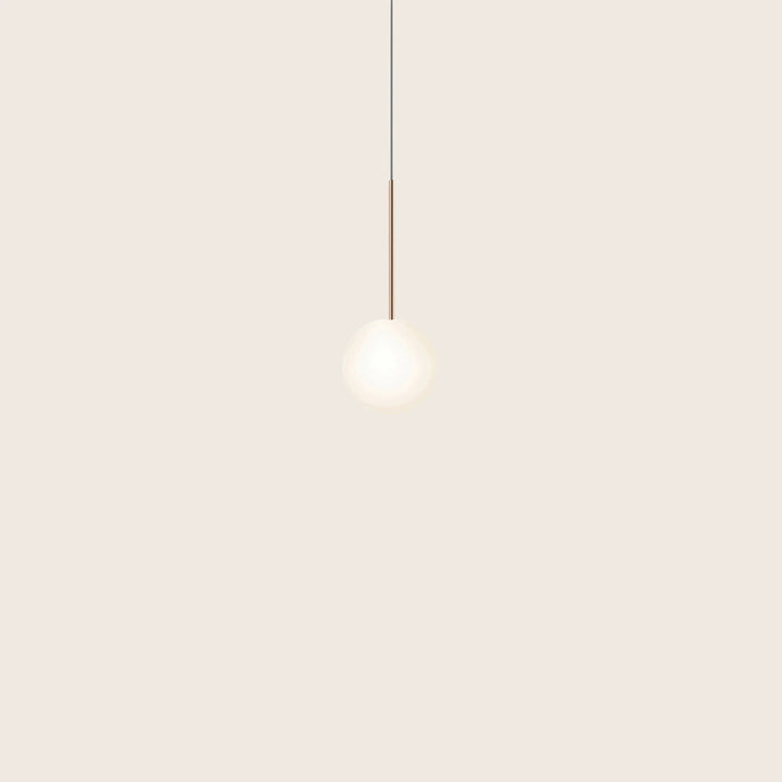 Bola Sphere LED Pendant 6" Diameter / Rose Gold