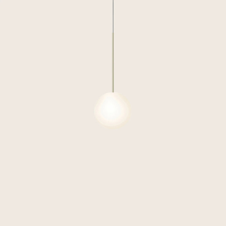 Bola Sphere LED Pendant 8" Diameter / Brass